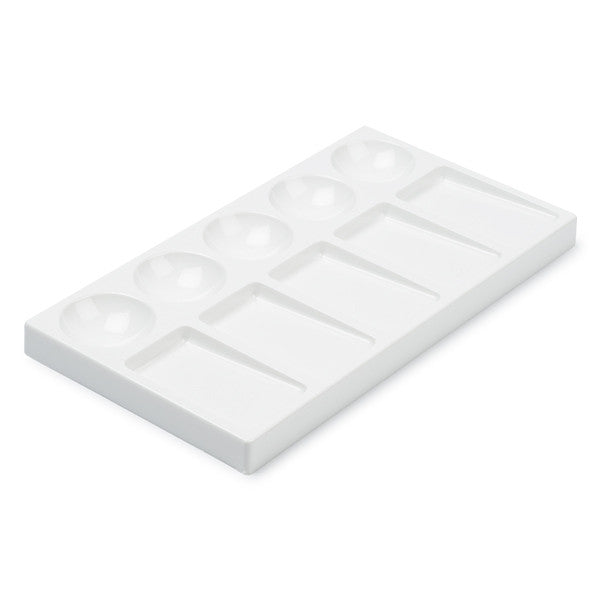 Talens plastic palette, 10.5cm x 19.5cm
