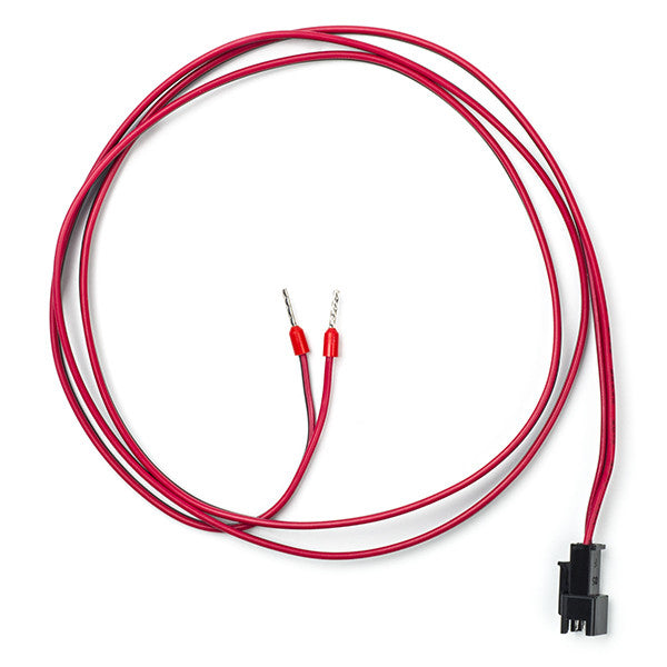 2-wire cable with ferrules and SM connector