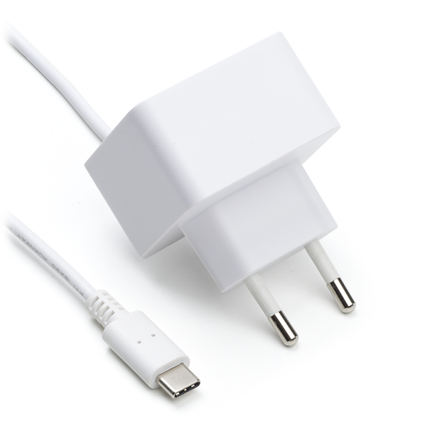 Raspberry Pi white USB-C power supply (15.3W)