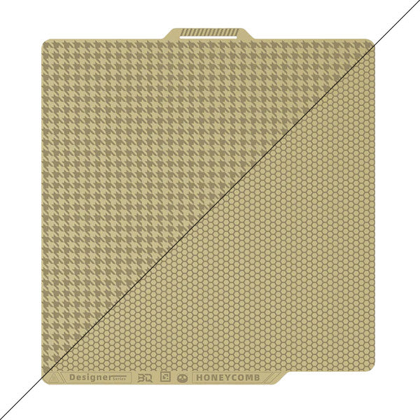 BIQU Honeycomb and Houndstooth Designer Build plate for Bambu Lab printers