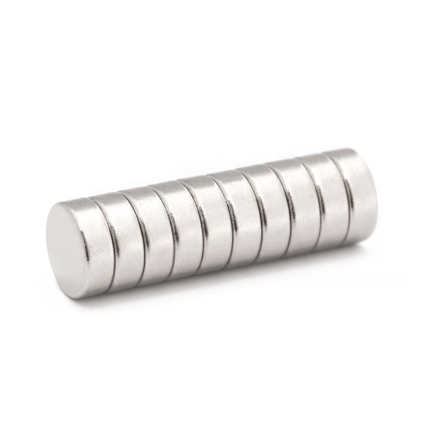 Supermagnets Disc magnet Ø 6 mm, height 2 mm, holds approx. 740 g (10 pieces)