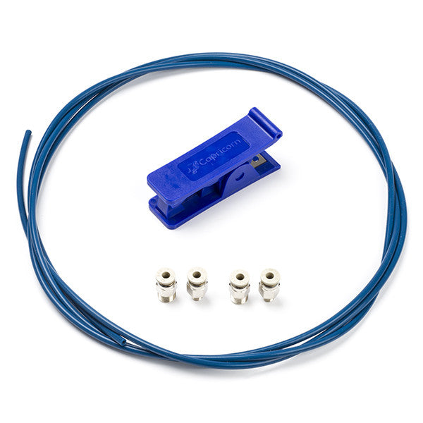 Capricorn XS PTFE tube incl. pneufit couplings and cutter, 1.75mm (2 metres)