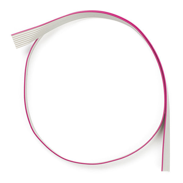 Ribbon cable 8-way grey