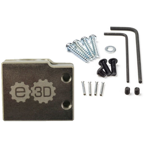 E3D copper Volcano heater block with mounting (cartridge sensor version)