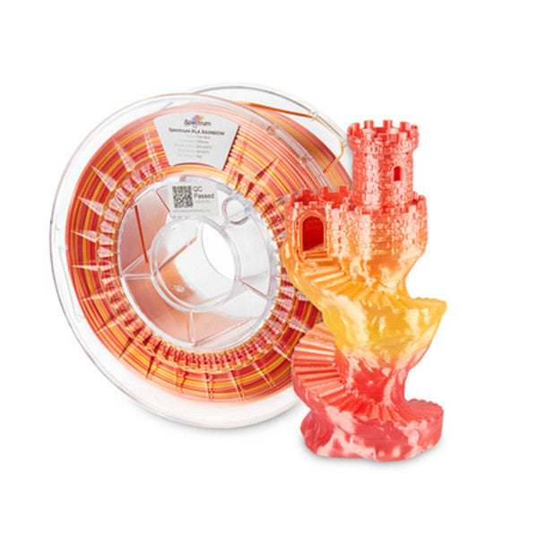 Spectrum PLA SILK Rainbow Filament 1.75mm 1kg
