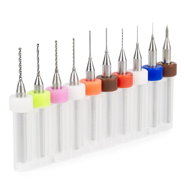 Solid carbide drill bits, 0.1mm-1mm