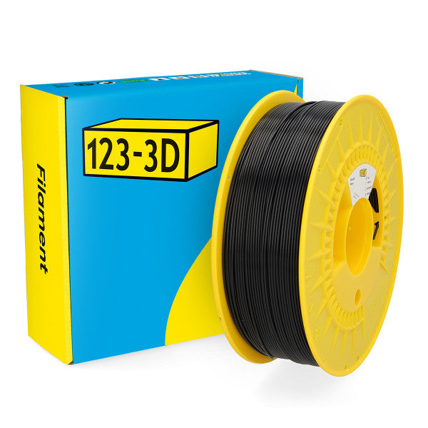 123-3D ASA-FR Filament Black 1.75mm 1kg