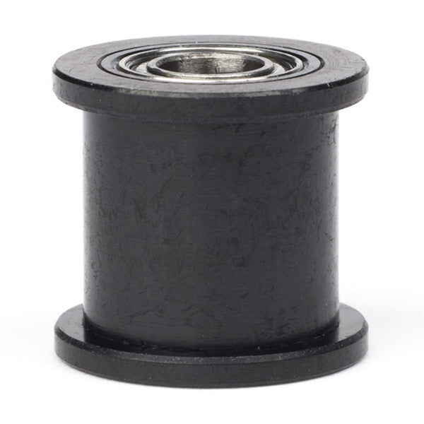 Black timing belt idler pulley, 9mm belt, 5mm bore