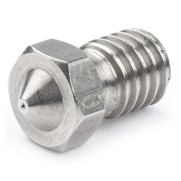 Nozzle mm | M6 compatible | mm filament | stainless steel (123-3D own brand)