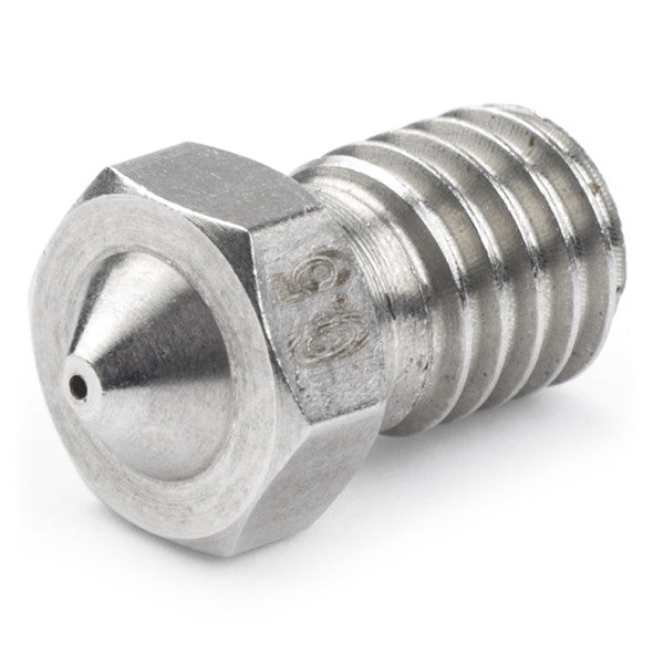 Nozzle mm | M6 compatible | mm filament | stainless steel (123-3D own brand)