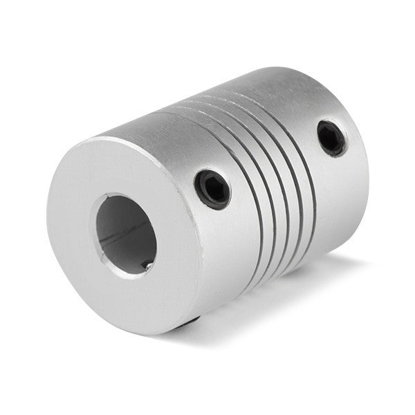 Flexible motor coupling, 6.35mm x 8mm