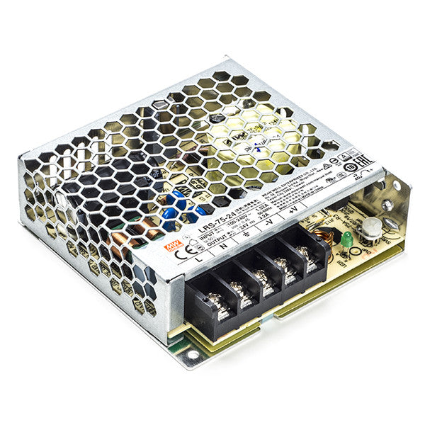 Mean Well closed chassis power supply | 24V | 76.8W, 3.2A