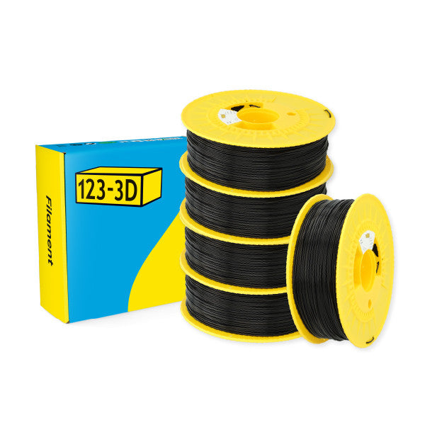 123-3D PLA Filament 1.75mm 1kg (5-pack)