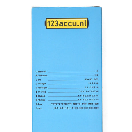 49-in-1 screwdriver set (123accu house brand)