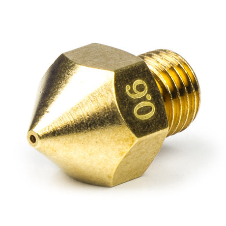 Nozzle mm | M6x.75 | mm filament | brass (123-3D own brand)