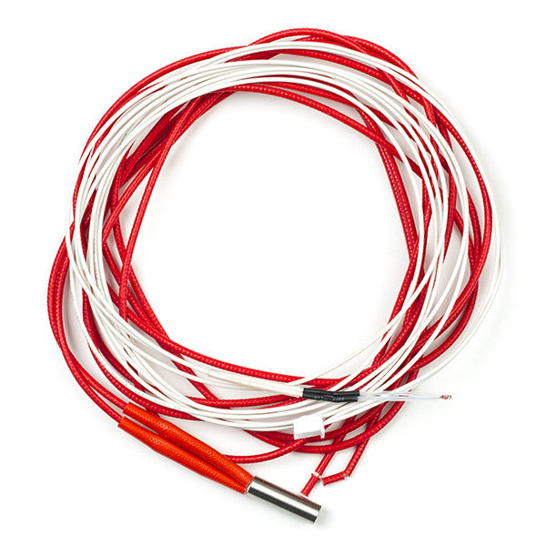 Ceramic heating element, heater cartridge 24V/40W + Thermistor 100K