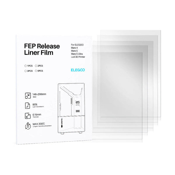 Elegoo Mars 5 Ultra FEP Film (3 pcs)