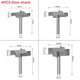 Two Trees V-Groove Cutter 90° 6 mm - Set of 4