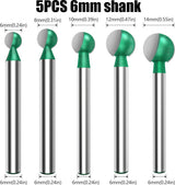 Two Trees Ball Cutter 6mm - Set of 5