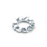 Zinc-plated serrated lock washer