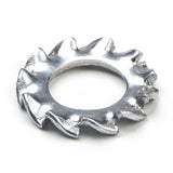 Zinc-plated serrated lock washer