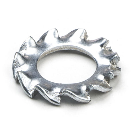Zinc-plated serrated lock washer
