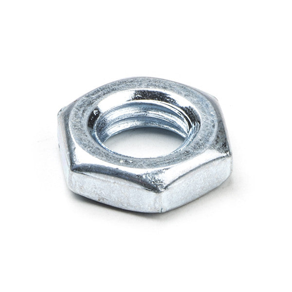 Zinc-plated hex nut, low profile