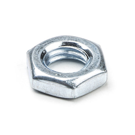 Zinc-plated hex nut, low profile