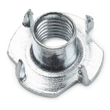 Zinc-plated drive-in nut