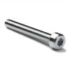 Zinc-plated metal cylinder head hex screw, M6 x 25mm (50-pack)