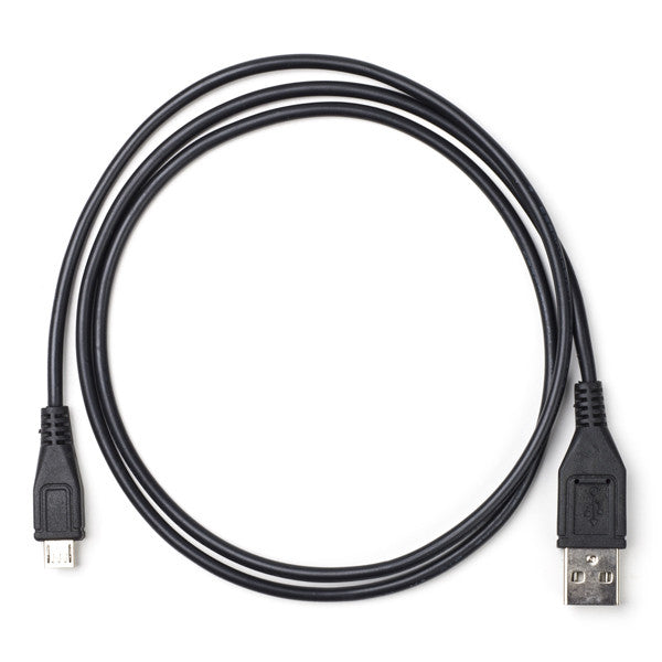 USB A to microUSB black USB 2.0 cable, 95cm