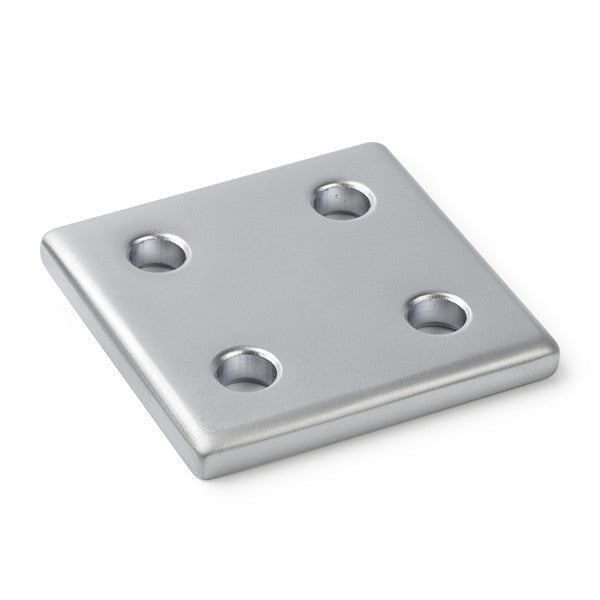 X-connection plate for 2020 aluminium profile extrusion