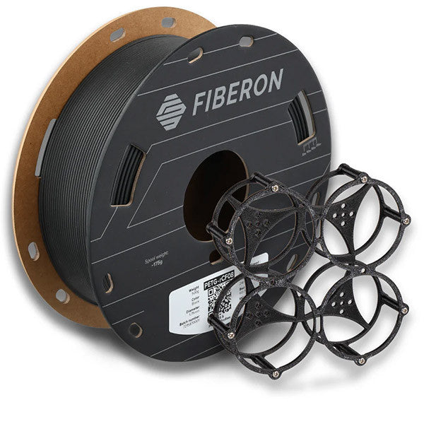 Polymaker Fiberon PETG-rCF08 Filament Black 1.75mm 0.5kg