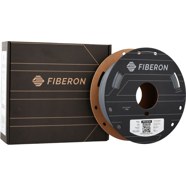 Polymaker Fiberon PPS-GF20 Filament Grey 1.75mm 0.5kg