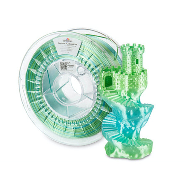 Spectrum PLA SILK Rainbow Filament 1.75mm 1kg