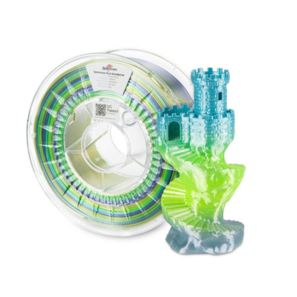Spectrum PLA SILK Rainbow Filament 1.75mm 1kg