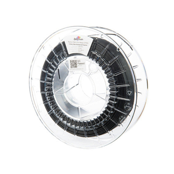 Spectrum Nylon PA6 Low Warp CF15S Filament Black 1.75mm 0.5kg