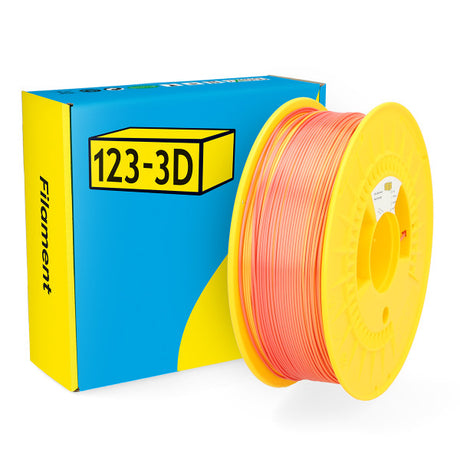 123-3D PLA Satin Rainbow Filament 1.75mm 1kg