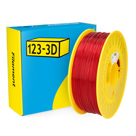 123-3D PETG Transparent Filament 1.75mm 1kg