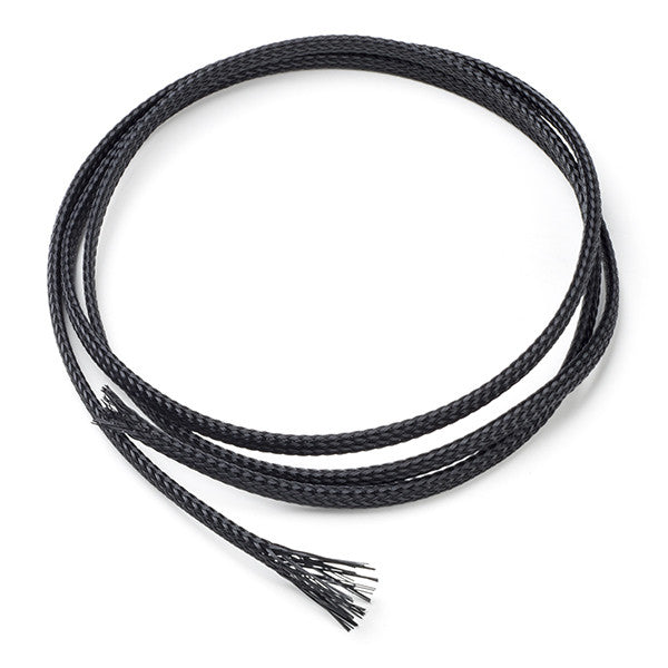 Braided sleeving 4 mm black