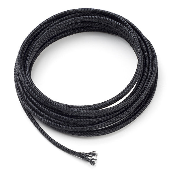 Braided sleeving 4 mm black