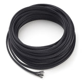 Braided sleeving 4 mm black