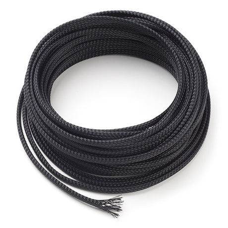 Braided sleeving 4 mm black