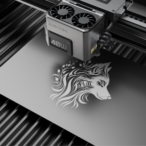 Aliencell X1 Laser Engraver + Air assist pro 40W