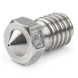 Nozzle mm | M6 compatible | mm filament | stainless steel (123-3D own brand)