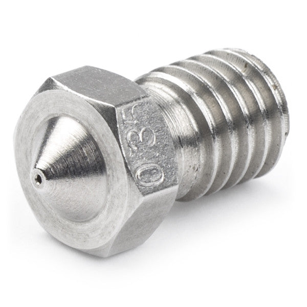 Nozzle mm | M6 compatible | mm filament | stainless steel (123-3D own brand)
