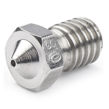 Nozzle mm | M6 compatible | mm filament | stainless steel (123-3D own brand)
