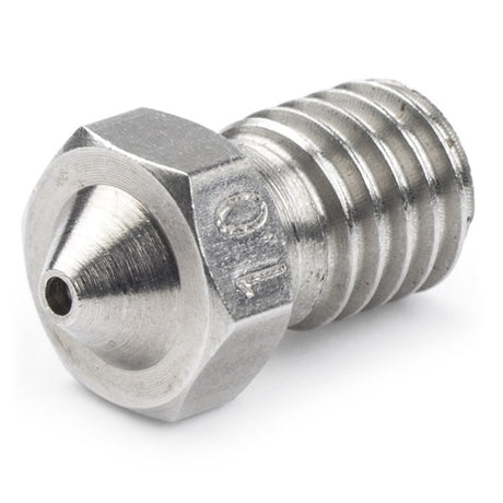 Nozzle mm | M6 compatible | mm filament | stainless steel (123-3D own brand)