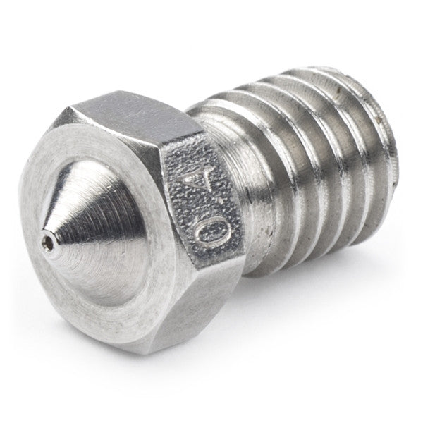 Nozzle mm | M6 compatible | mm filament | stainless steel (123-3D own brand)