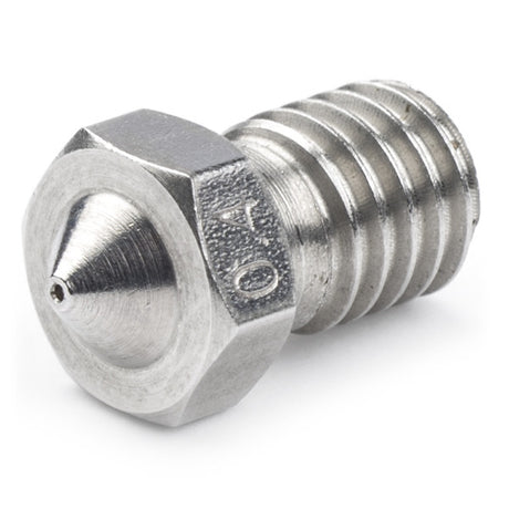 Nozzle mm | M6 compatible | mm filament | stainless steel (123-3D own brand)
